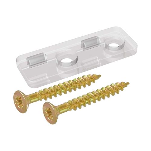 EVN Lichttechnik Kunststoff-Montage-Clip 2 Clips, 4 Schrauben AP-CLIP (APCLIP)