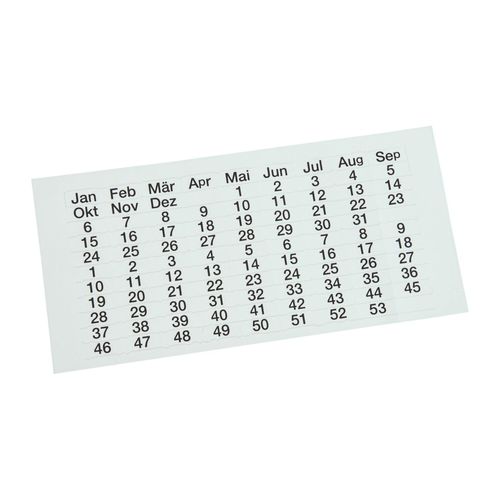 Eichner Transparente Etiketten für Beleg-Planungstafeln (9219-02222)