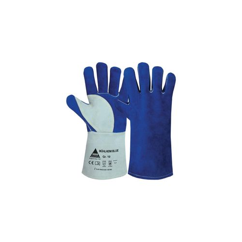 Hase Mühlheim Blue Schweißerhandschuh aus Rindspaltleder Größe 8 (301080-8)