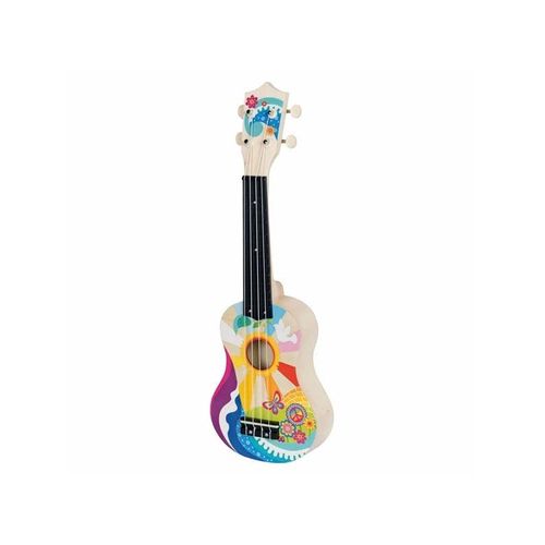 Goki Wooden Ukulele Flower Power
