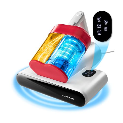 CLEANmaxx Milben-Handstaubsauger 400W weiß/rot
