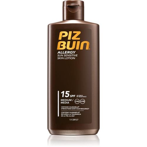 Piz Buin Allergy Zonnebrandmelk voor Gevoelige Huid SPF 15 200 ml
