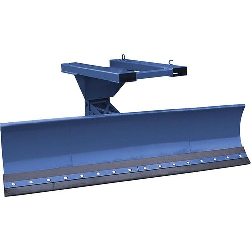 Eichinger Schneeschild für Gabelstapler, mit Federklappscharen, Schildbreite 2400 mm, enzianblau, 200 x 80 mm