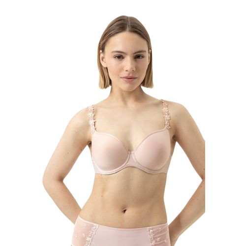 Bügel-BH MEY "Pretty Joan", Damen, Gr. 80, Cup F, rosa (blossom), Obermaterial: 77% Polyamid, 23% Elasthan, BHs Bügel-BH, Full-Cup, multicolor-Trägerstickerei