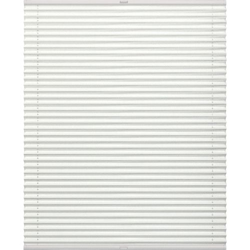 Plissee INDEKO "simple", weiß (weiß, weiß), B:80cm H:130cm, Obermaterial: 94% Polyester, 6% sonstige Fasern, Plissees, Plissee, nach Maß