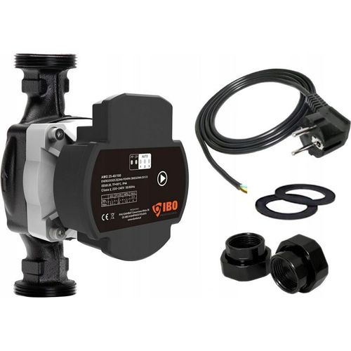 IBO | Umwälzpumpe AMG 25-40/180 - Energiesparend - Hohe Effizienz - Ideal für Heizsysteme