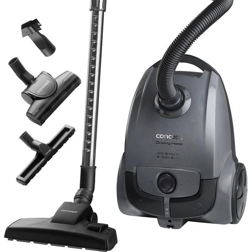 Staubsauger mit Beutel, Leistung 700W, Beutel 3,5 L, BodenbürsteConcept VP8338 Groovy