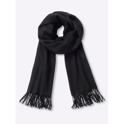 Modeschal HEINE, Damen, schwarz, Viskose, Modetücher Modeschal