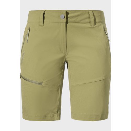 Shorts SCHÖFFEL "Shorts Toblach2", Damen, Gr. 46, Normalgrößen, grün (4605, grün), Oberstoff: 89% Nylon, 11% Elasthan, Hosen Shorts