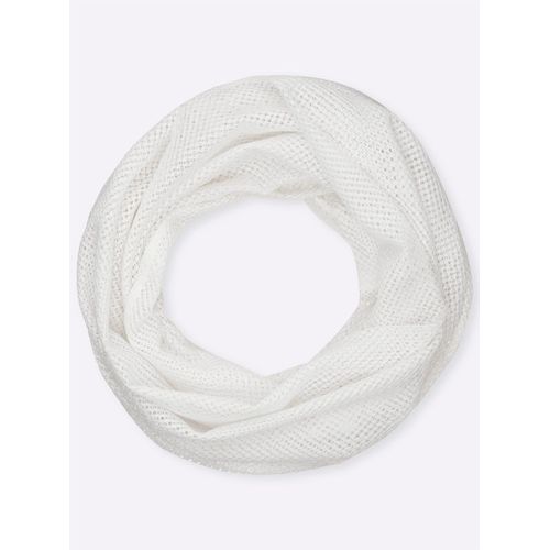 Modeschal HEINE, Damen, ecru, Polyester, Modetücher Modeschal