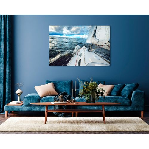 Acrylglasbild QUEENCE "Enyalo", weiß (farbe bild(er): weiß), B:120cm H:80cm, Bilder, Acrylglasbild, Fine Art-Print in Galeriequalität