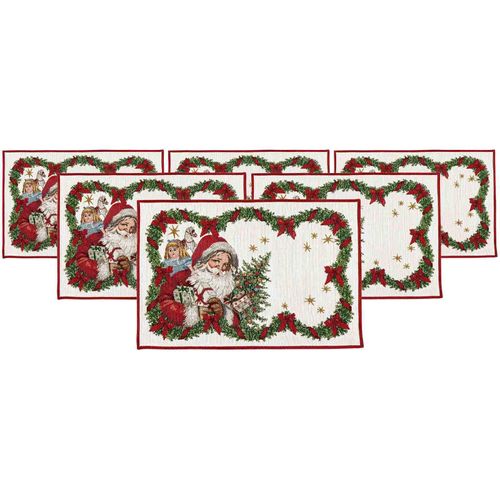 Platzset VILLEROY & BOCH "Platzsets Toy's Fantasy 48 x 32 cm 6er Set bunt", bunt, B:32cm H:50mm L:48cm, Platzsets, Platzset