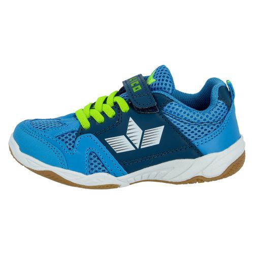 Indoorschuh LICO "Kindersportschuh Sport VS", Kinder, Gr. 36, blau, Synthetik, Schuhe