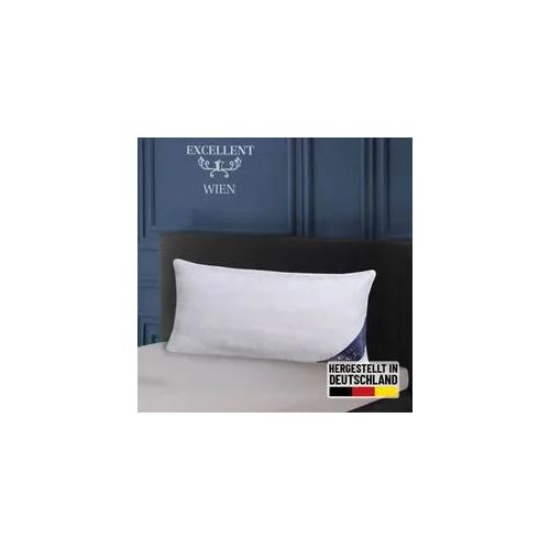 3-Kammer-Kopfkissen EXCELLENT "Wien", weiß, B:60cm L:80cm, Bezug: 100% Baumwolle. Füllung Außenkammer: 60% Daunen, 40% Federn. Füllung Innenkammer: 100% Federn, Kopfkissen, Kopfkissen in 40x80 und 80x80 erhältlich