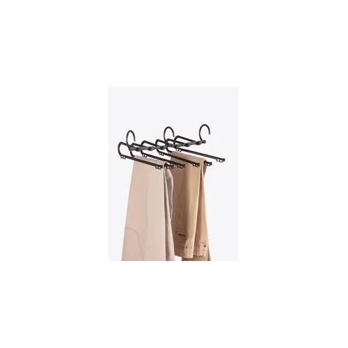 Kleiderbügel HEINE HOME, schwarz, B:3cm H:53cm T:34cm, Kunststoff, Kleiderbügel, Kleiderbügel