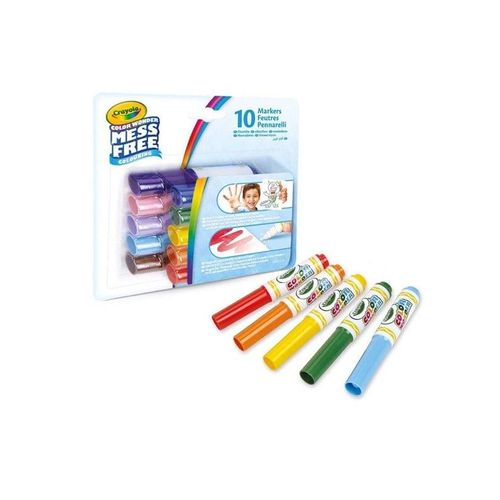 Crayola Color Wonder Classic Mini Markers 10 Pcs
