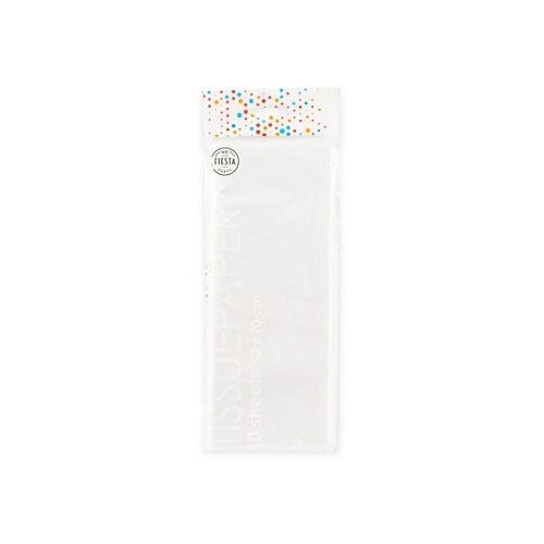 Globos - Tissue Paper 10 Sheets White 50x70cm