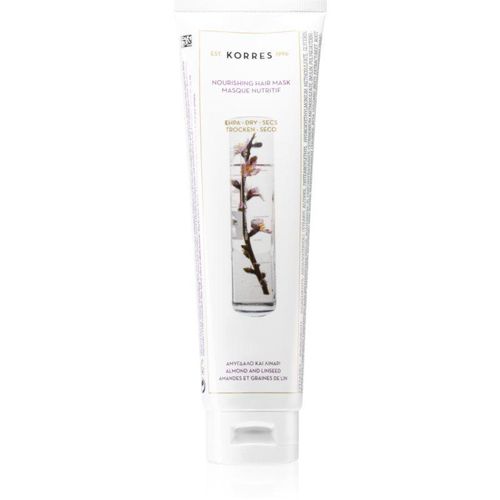 Korres Almond & Linseed nourishing mask for dry and damaged hair 125 ml