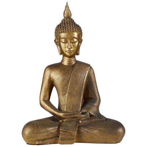 Buddha , Bronze , Kunststoff , Buddha , 31x17x43 cm , Dekoration, Skulpturen & Dekoobjekte, Buddha Figuren
