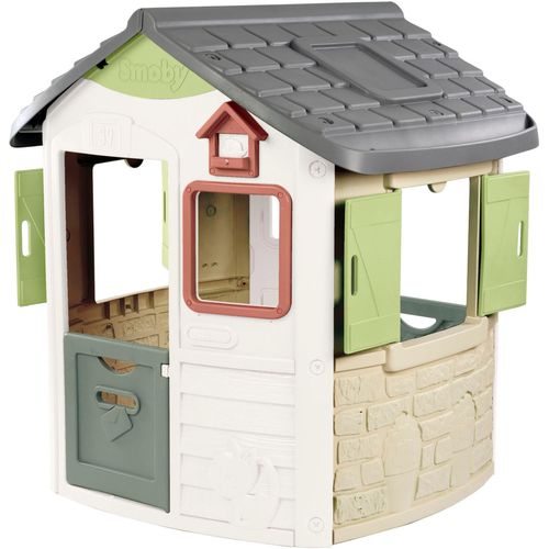 Spielhaus SMOBY "Smoby Life, Jura Lodge", bunt, Spielhäuser, KinderB:123cm H:132cm T:115cm, Kunststoff, Spielhaus, Made in Europe, B:123cm H:132cm T:115cm
