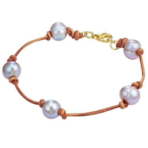 Lederarmband VALERO PEARLS 