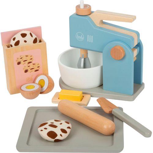 Kinder-Standmixer SMALL FOOT "Mixer-Set „tasty“", bunt, Spielzeug-Haushaltsgeräte, Kinder, Holz