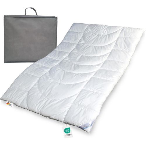 Winterbett Sympathica Klimafaser Allergiker Duo Bettdecke 200x200 60°
