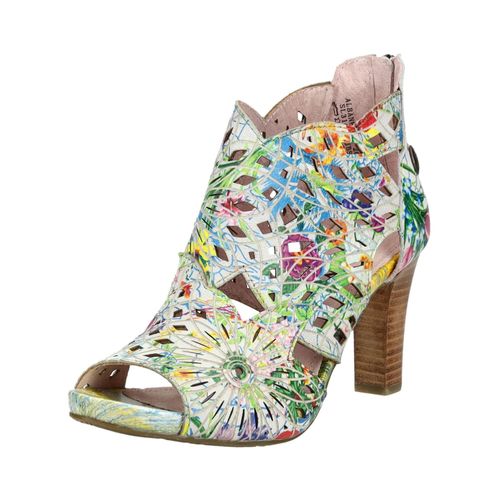 High-Heel-Pumps LAURA VITA "LAURA VITA Pumps Leder", Damen, Gr. 38, multi, Leder, Schuhe