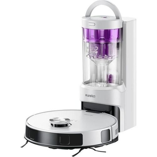 EUREKA E20 Plus - Saugroboter mit automatischer Entleerungsstation - 8000 Pa - Weiß