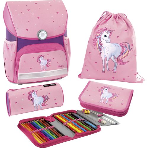 EBERHARD FABER Schulranzen-Set EFAlino Einhorn 4-teilig