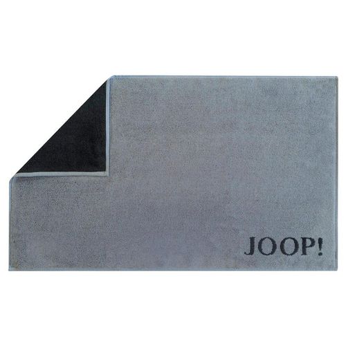 Joop! Badematte Classic Doubleface, Anthrazit, Schwarz, Textil, Uni, rechteckig, 50x80 cm, Made in Germany, Oeko-Tex® Standard 100, für Fußbodenheizung geeignet, beidseitig verwendbar, schadstoffgeprüft, Badtextilien, Badematten