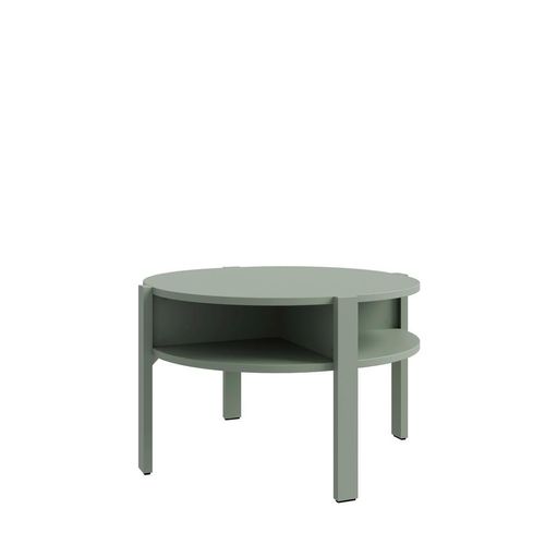 Carryhome Couchtisch, Salbeigrün, Holzwerkstoff, rund, eckig, 74.4x45.5x74.4 cm, offenes Fach, Wohnzimmer, Wohnzimmertische, Couchtische