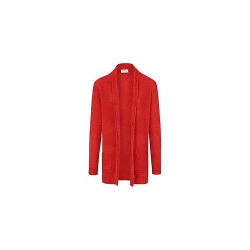 Cardigan aus 100% Schurwolle Peter Hahn rot, 36