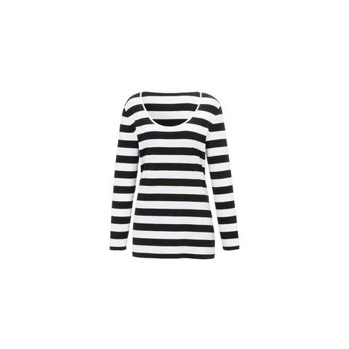 Rundhals-Shirt Emilia Lay schwarz, 46