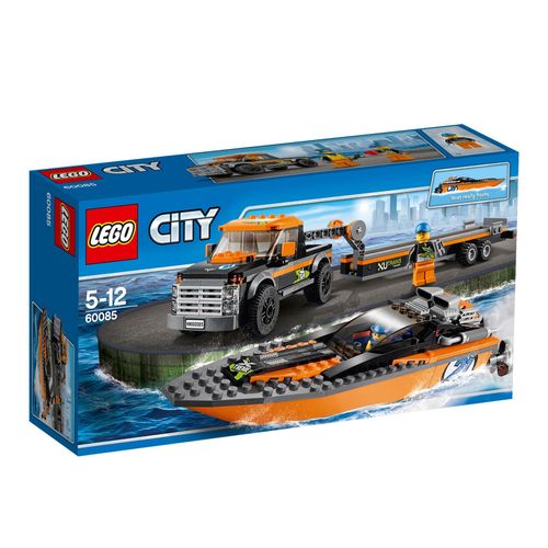 Lego 60085 City - Allradfahrzeug mit Powerboot