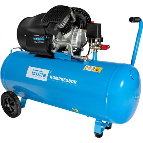 GÜDE Kompressor Druckluftkompressor Luftkompressor 412/8/100 230V 2 Zylinder