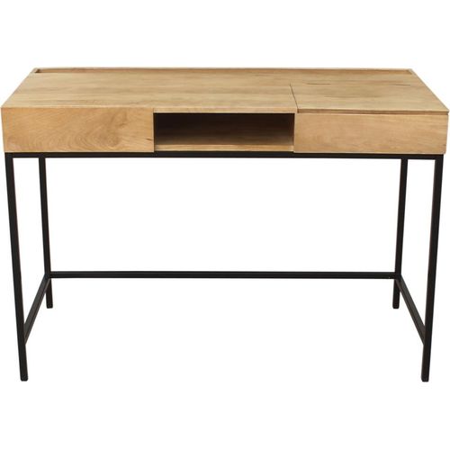 Miliboo - Design-Schreibtisch Industrie-Stil Mangobaum YPSTER
