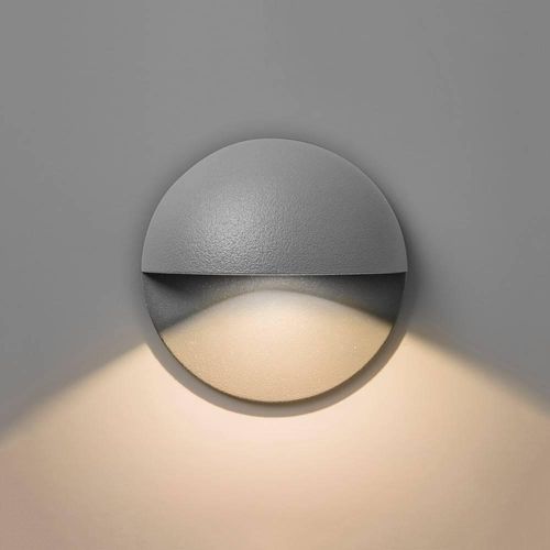 Astro Tivola - Außen LED LED Einbau Marker Wandleuchte Strukturiert Grau IP65