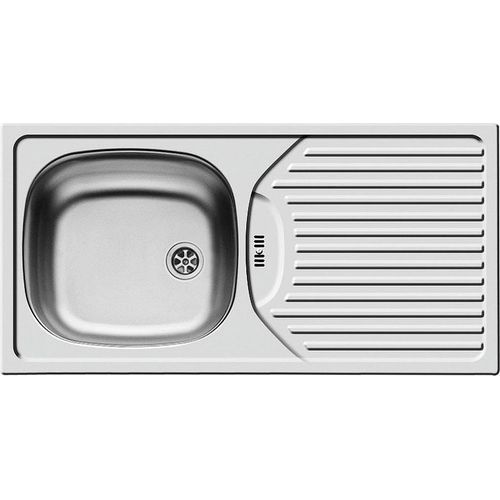 Küchenblock Faro 210 cm in Anthrazit mit Spüle ohne Elektrogeräte