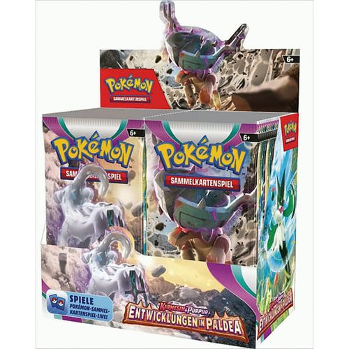 Pokémon Karmesin & Purpur Entwicklungen in Paldea Display