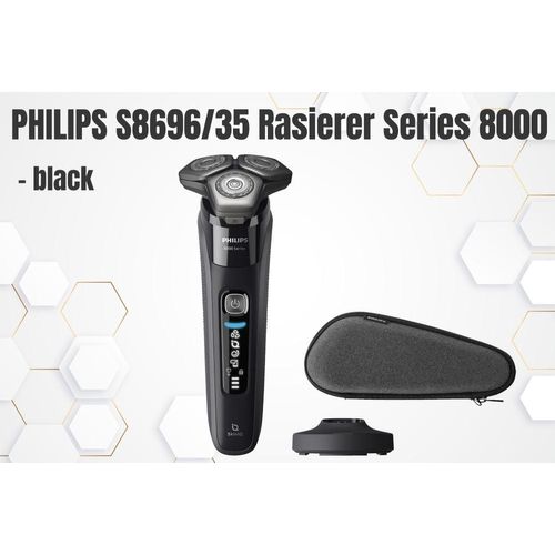 Philips elektrischer Rasierer Herrenpflege 8000 Series SkinIQ Technologie Wasserdicht Robustkomfort