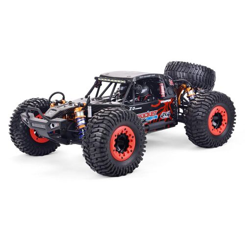 ZD Racing DBX 10 1/10 4WD 2,4G Desert RC-Truck Bürstenloses Hochgeschwindigkeits RC-Auto 80km/h mit Ersatzreifen Farbe: Rot