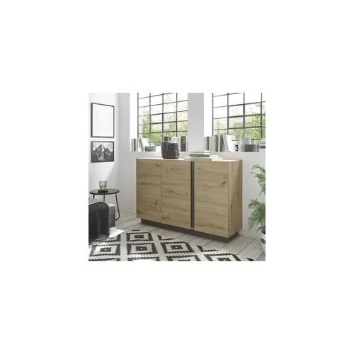 Sideboard HOME AFFAIRE "CLAiR Sideboard 52", braun (eiche artisan), B:138cm H:91cm T:40cm, Sideboards, Sideboard, Breite 138 cm
