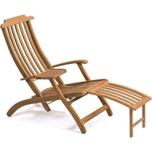 ARC Marine Traditioneller Teak Liegestuhl
