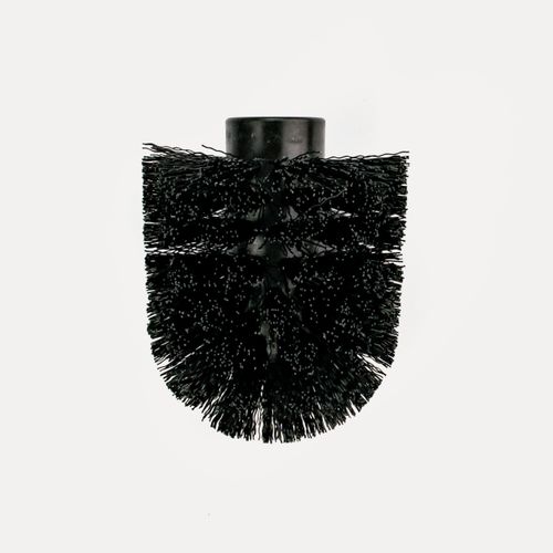 WC-Reinigungsbürste MÖVE "Ersatzbürstenkopf Black Velvet", schwarz, H:10cm, Reinigungsbürsten, für Toilettenbürste Black Velvet