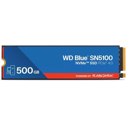 Western Digital WD Blue SN5100, 500 GB, M.2, 6600 MB/s