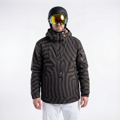 Cmp Man Jacket Fix Hood Nero-Forest Nero-Forest L