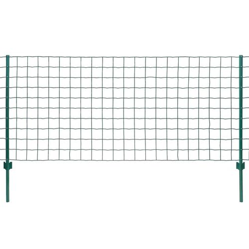 "im Angebot" Metallzaun Stahl 20x1,2 m Grün - Metallzäune CC537