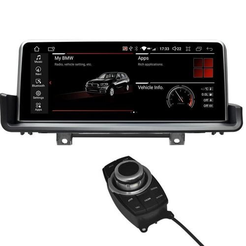 JUNSUN Android Autoradio 10.25" 4+64 GB Für BMW 3er E90 E91 E92 E93 2005-2012 GPS Navi WIFI 4G BT DAB+ SWC USB DSP IDrive 8-Kern