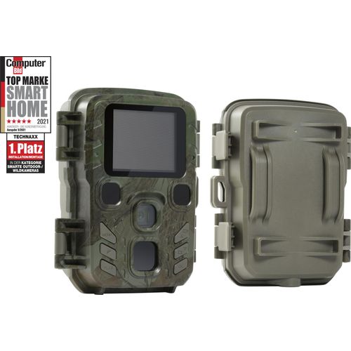 TECHNAXX Überwachungskamera "Mini Nature Wild Cam TX-117", grün, B:4,4cm H:10,7cm T:8,7cm, Überwachungskameras, Überwachungskamera